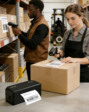 wireless label printer 150mm/s for Small Business and Home Office