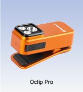 OLIGHT Oclip Pro EDC Flashlight Clip-on Light, Rechargeable 500 Lumens with Three Lighting Soluti...