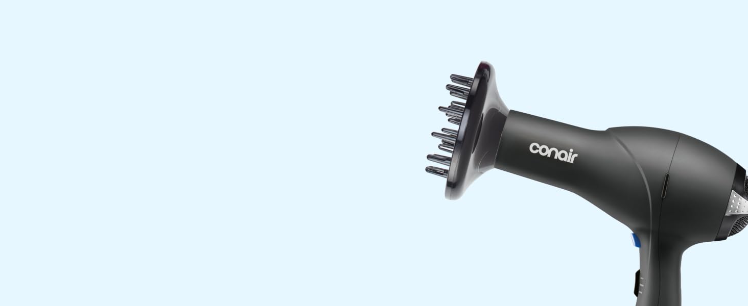 Hair dryer with diffuser