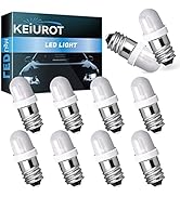 E10 Led Bulb Flashlight Bulbs E10 Mini Led Bulb 6V 6.3V DC/AC for Physical Electrical Experiment,...