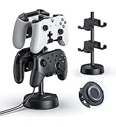 MANMUVIMO Desktop Controller Stand Holder with Anti-Slip Heavy Base Stable Suction Cup, Universal...