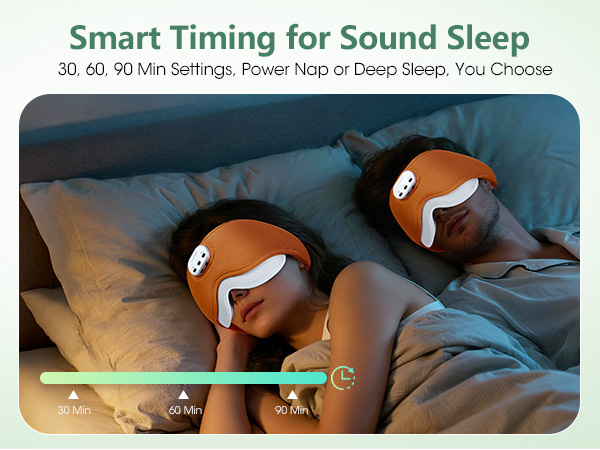 bluetooth sleep mask timing setting