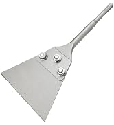 Greywolf SDS Plus Floor Scraper Kit, 5" x 11" Tile Removal Tool for SDS Plus Chisel Rotary Hammer...