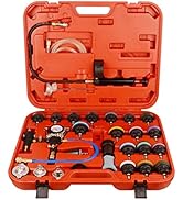 DAYUAN 28pcs Universal Radiator Pressure Tester Kit, coolant Pressure Tester kit coolant Vacuum R...