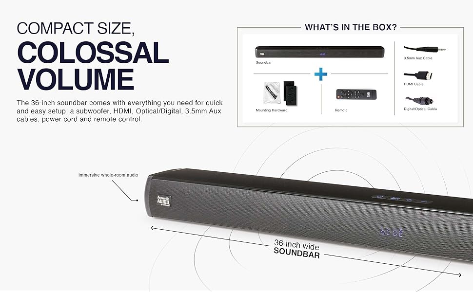 Compact size, colossal volume