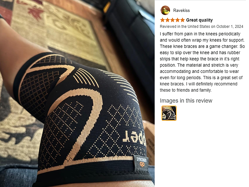 Copper Knee Brace for women men Compression Sleeve