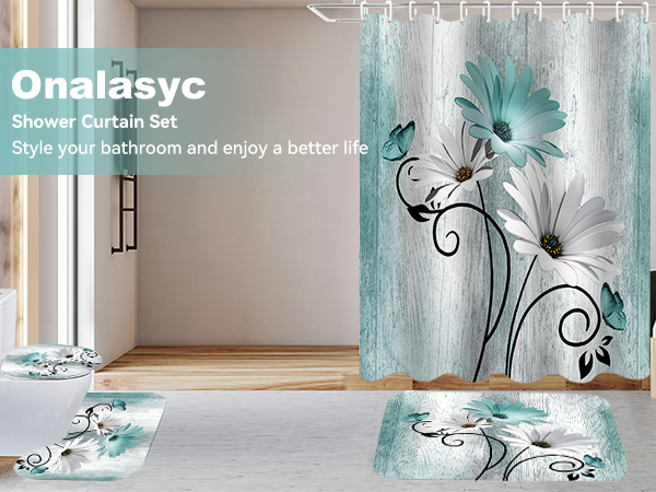 shower curtain set