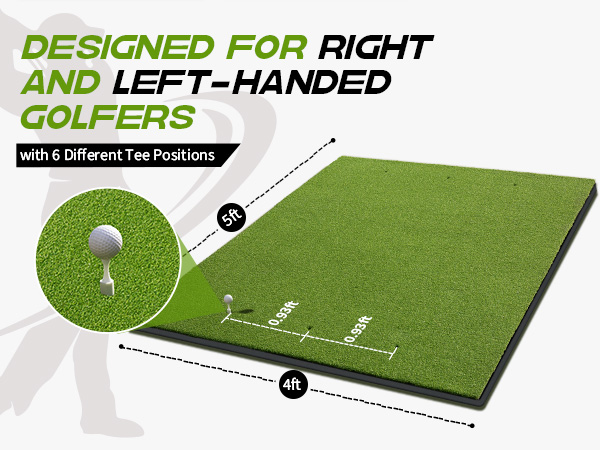 5x4ft Extra Large Size Golf Mat for full swings