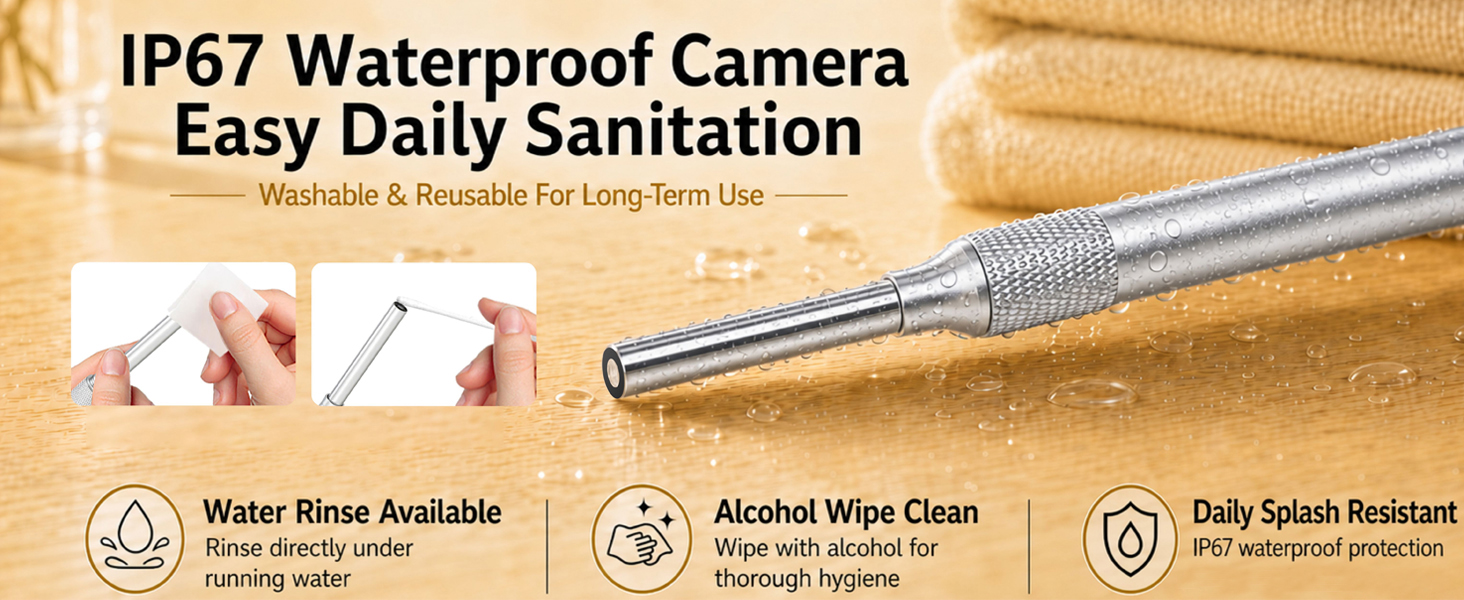 IP67 Waterproof CameraEasy Daily Sanitation