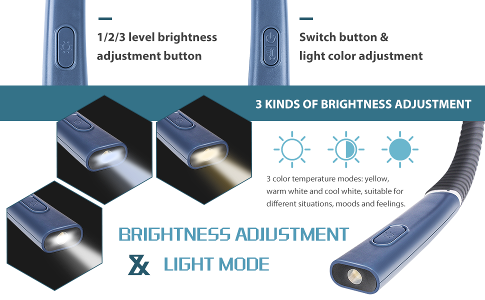 lumos neck light for knitting