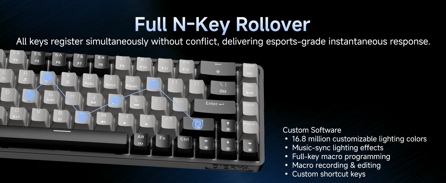 wireless gaming keyboard
