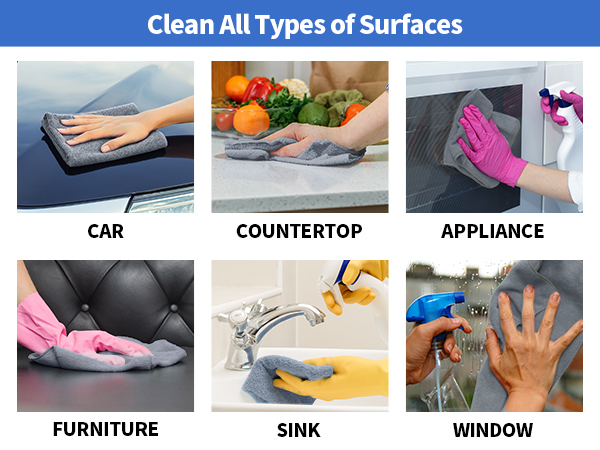 Washcloths for Household Kitchen Cleaning