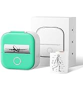 Ponek Mini Pocket Sticker Printer - T02 Receipt Printers Mini Printer, Portable Smart Photo Print...