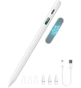 Stylus Pen with LED Power Display, Fast Charge Digital Pencil for Touchscreen, Compatible with iP...