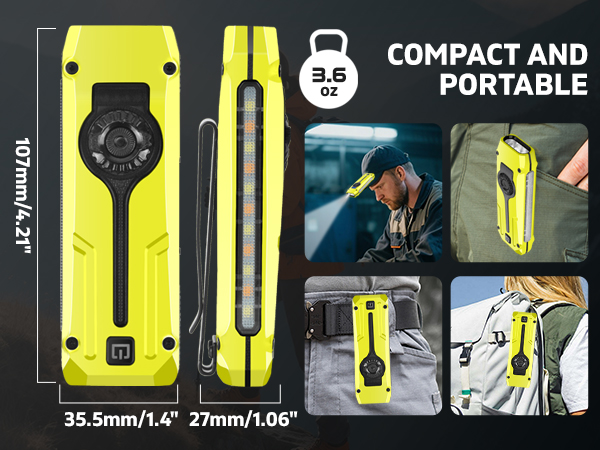 rechargeable edc flashlight