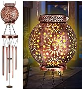 YHmall Solar Wind Chimes for Outside, 38" Sun Gifts for Mom, Memorial Wind Chimes for Women, Hang...