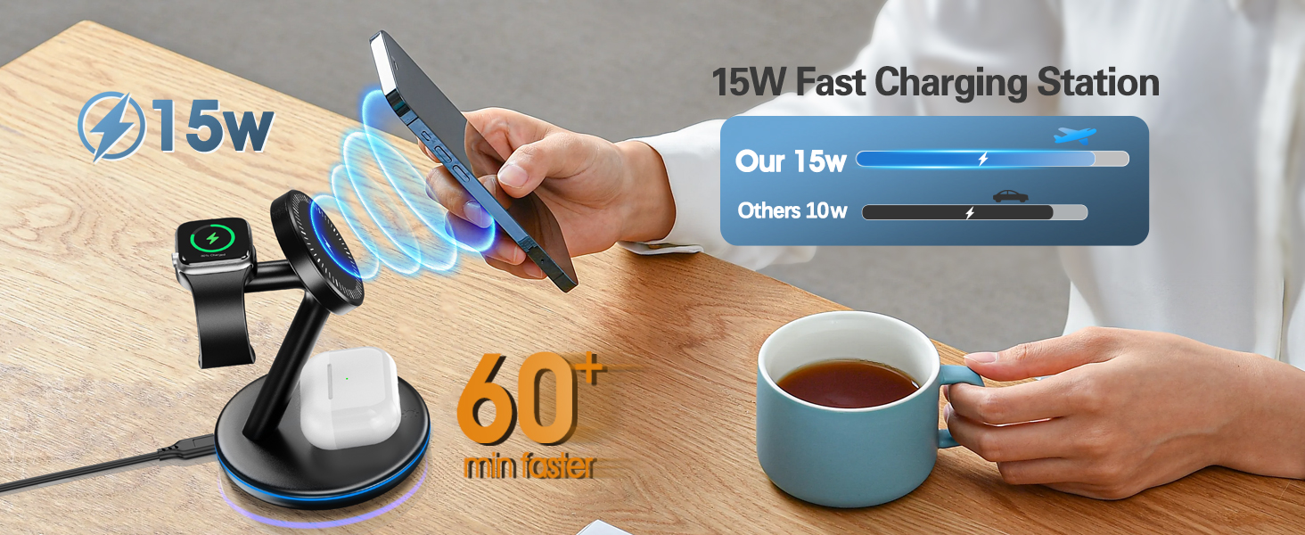 3 in 1 Charging Station for Apple Devices