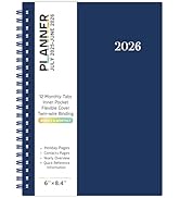 2026 Planner - planner 2026, January 2026 - December 2026, 6" x 8.4", 2026 Planner Weekly and Mon...