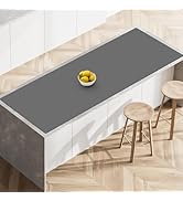 Silicone Mats for Kitchen Counter, 78.7''x 23.6'' Largest Heat Resistant Counter Mat Kitchen Isla...