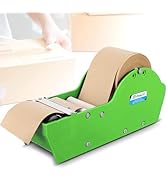 Frifreego Green Water-Activated Tape Dispenser, Manual Kraft Gum Tape Dispenser, Wide Adjustable ...
