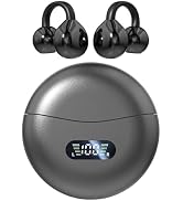Piluyaa Clip-on Earbuds,Open Ear Earbuds Wireless Bluetooth 5.4, Lightweight Open Ear Headphones ...