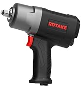 ROTAKE RT-5276 1/2" Air Impact Wrench High Torque, 1400 Ft-Lbs Heavy Duty Pneumatic Impact Gun, T...