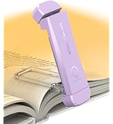HIONXMGA Book Reading Light,Silent Touch Book Lamp for Reading in Bed,Rechargeable Clip on Bookli...