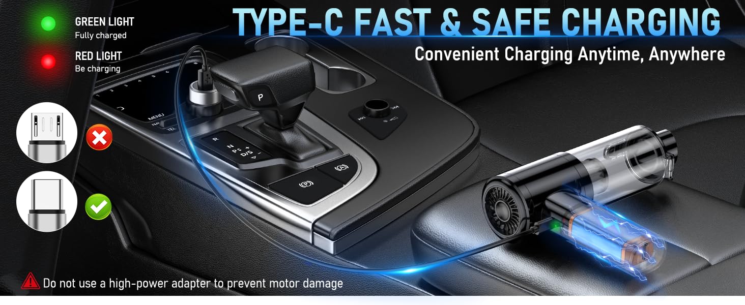 Type-C Fast &amp;amp; Safe Charging