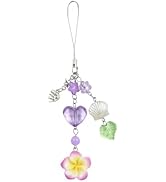BEEFLYING Hibiscus Flower Phone Charm Cute Y2K Cell Phone Strap Aesthetic Star Heart Shell Beach ...