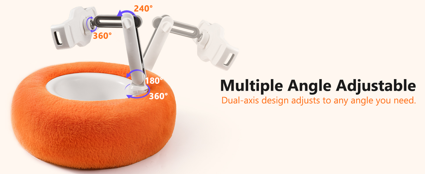 Tablet Pillow Stand for Bed, Compatible with 4.7&amp;amp;#34;-13&amp;amp;#34; Tablet/Kindle