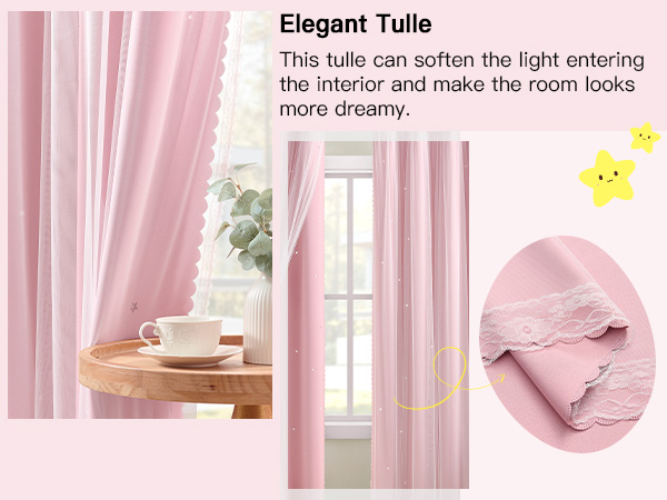 girls curtains