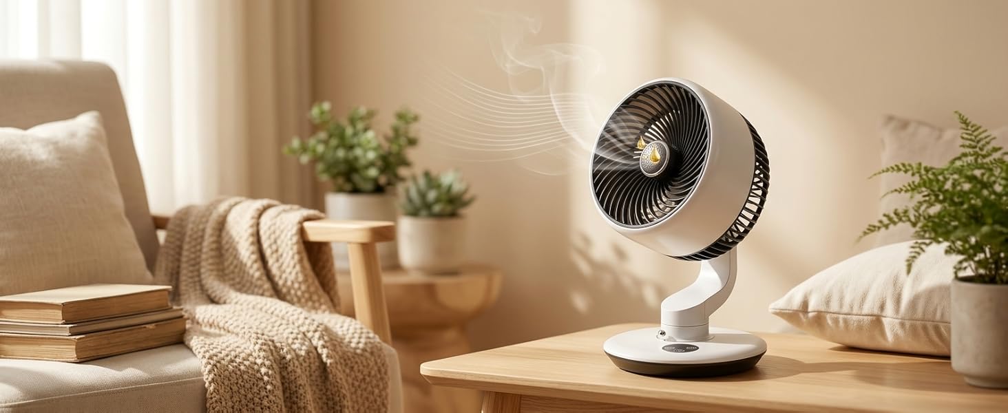 battery powered fan for living spaces - bringing cool comfort wherever you need it.