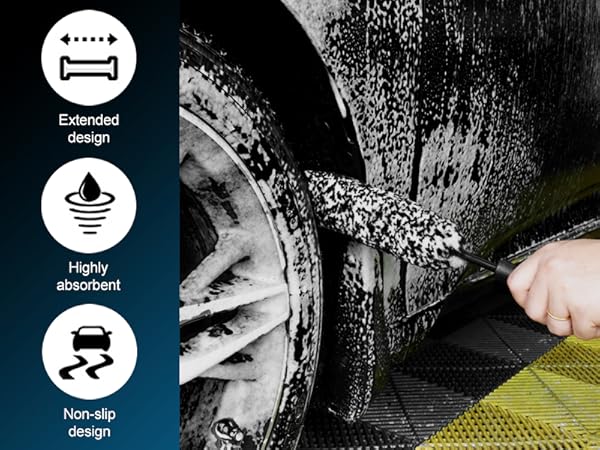 tire cleaner brush wheel brushes car tire brush wheel and tire brush car rim cleaning brush