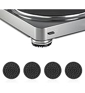 NUSWOR 2.1"(4pcs) Non-Slip Isolation Pad/Rubber Silencer Feet, Suitable for Vinyl Record Player/H...