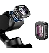ULANZI F35 Pocket 3 Wide Angle Lens, 112° Wide-Angle Lens Compatible with DJI Osmo Pocket 3 Acces...