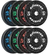 Bumper Weight Plate Olympic Plate Hi-Temp Bumper Weight Plate with Steel Insert Strength Training...