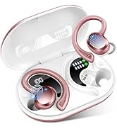 Wireless Earbuds Sport, 2025 Bluetooth 5.4 Headphones Bass Hi-Fi Stereo Over Ear Buds, 56Hrs Nois...