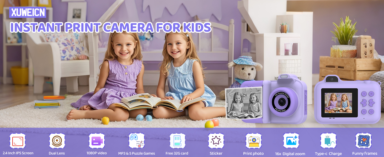 kids camera instant print kids instant print camera instant print camera for kids