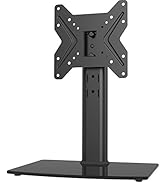Universal Swivel TV Stand/Base Table Top TV Stand for 19 to 39 inch TVs with 90 Degree Swivel, 4 ...