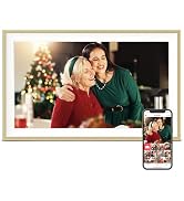 Digital Picture Frame, 15.6 inch Large Digital Photo Frame WiFi, 32GB Capacity, 1920 * 1080 IPS F...