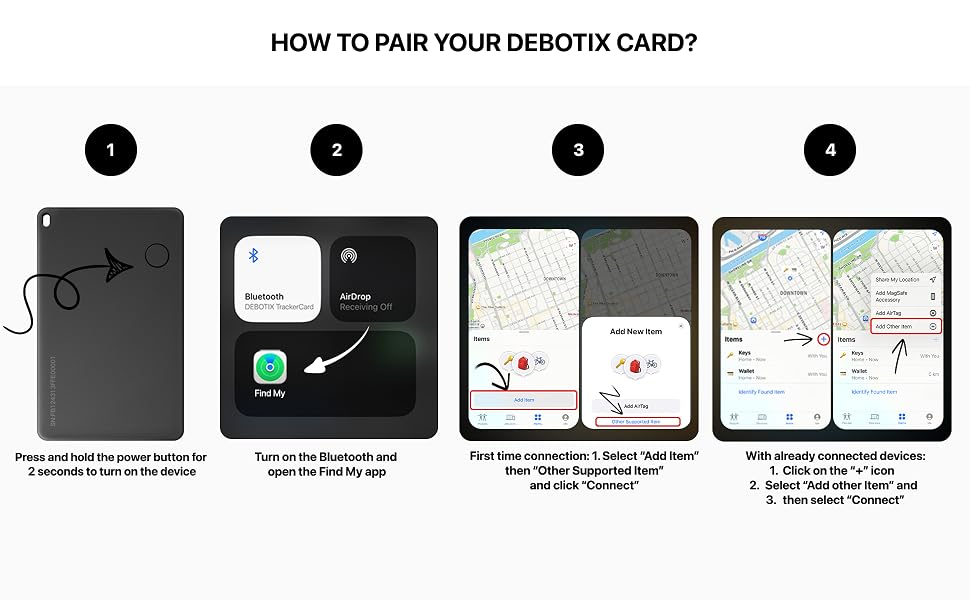 how to pair your debotix card