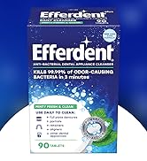 Efferdent Retainer Cleaning Tablets, Denture Cleanser Tablets for Dental Appliances, Fresh &amp; Clea...