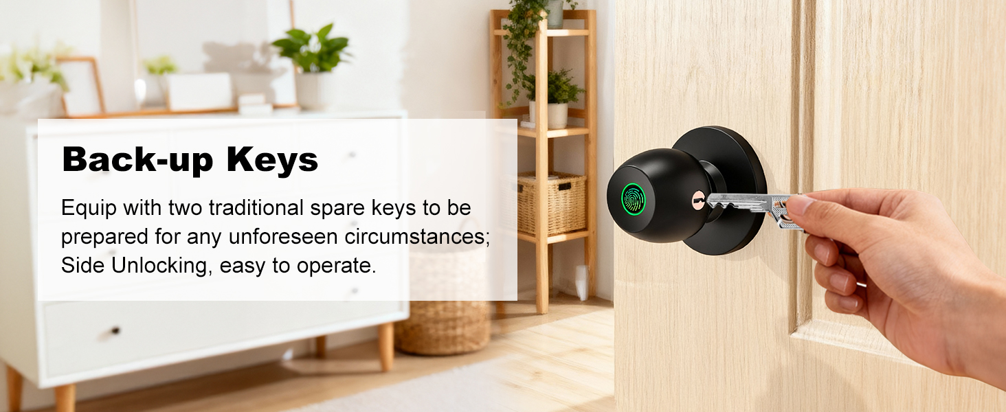 Smart Fingerprint Door Knob
