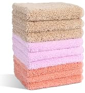 MRD'S HOME Thickened Kitchen Towels,Dish Cloths Set,9Pack 10"x10" Ultra Soft &amp; Absorbent Reusable...