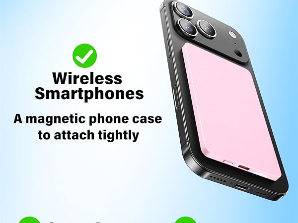wireless power bank portable battery external battery mini slim light thin