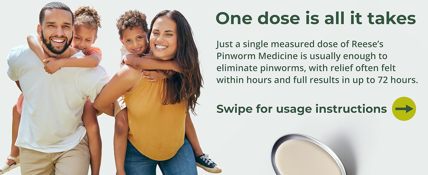 Easy to take liquid kids pinworm medicine