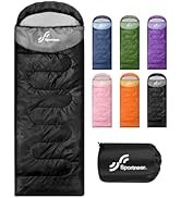 Sportneer Sleeping Bags for Adults, Warm &amp; Cold Weather Sleeping Bag for Adults Kids Boys Girls -...