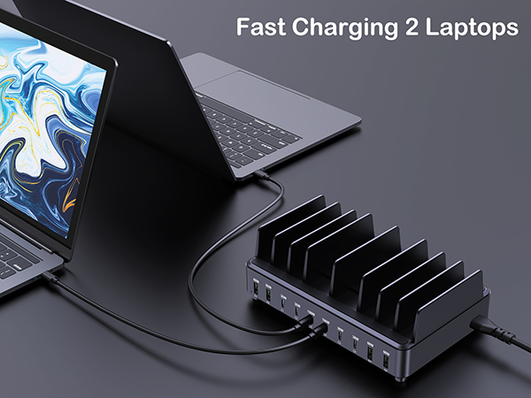 Charge 2 Laptops Simultaneously