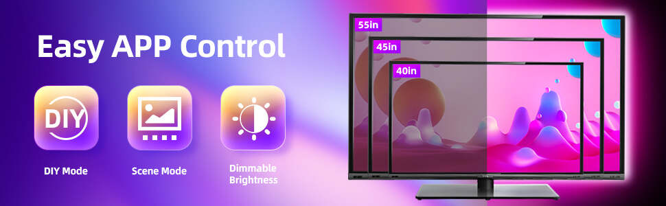  led lights strip RGBCCT TV backlight zigbee