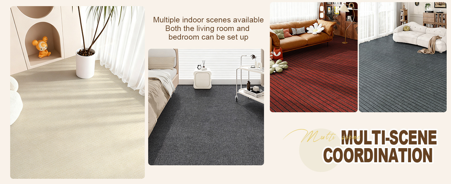 adhesive carpet squares